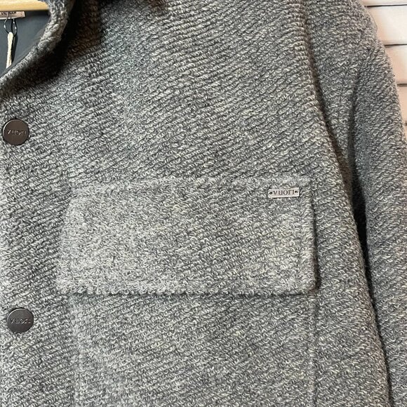 Vuori Plymouth Wool Shirt Jacket L Italian Wool NWT - Picture 4 of 10
